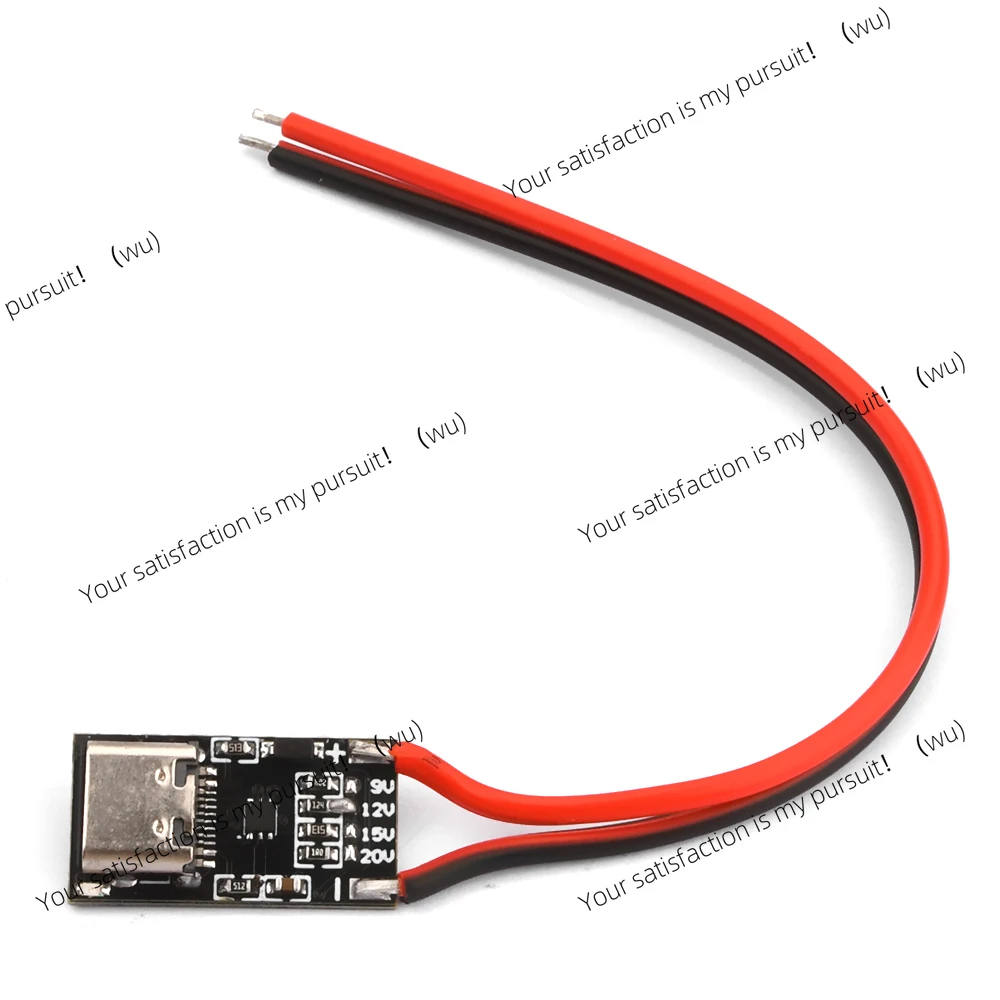 USB-C PD QC Trigger 9V 12V 15V 20V DC Adjustable Voltage Power Module 5A Type-C Female Input Fast Charger Power Delivery Boost
