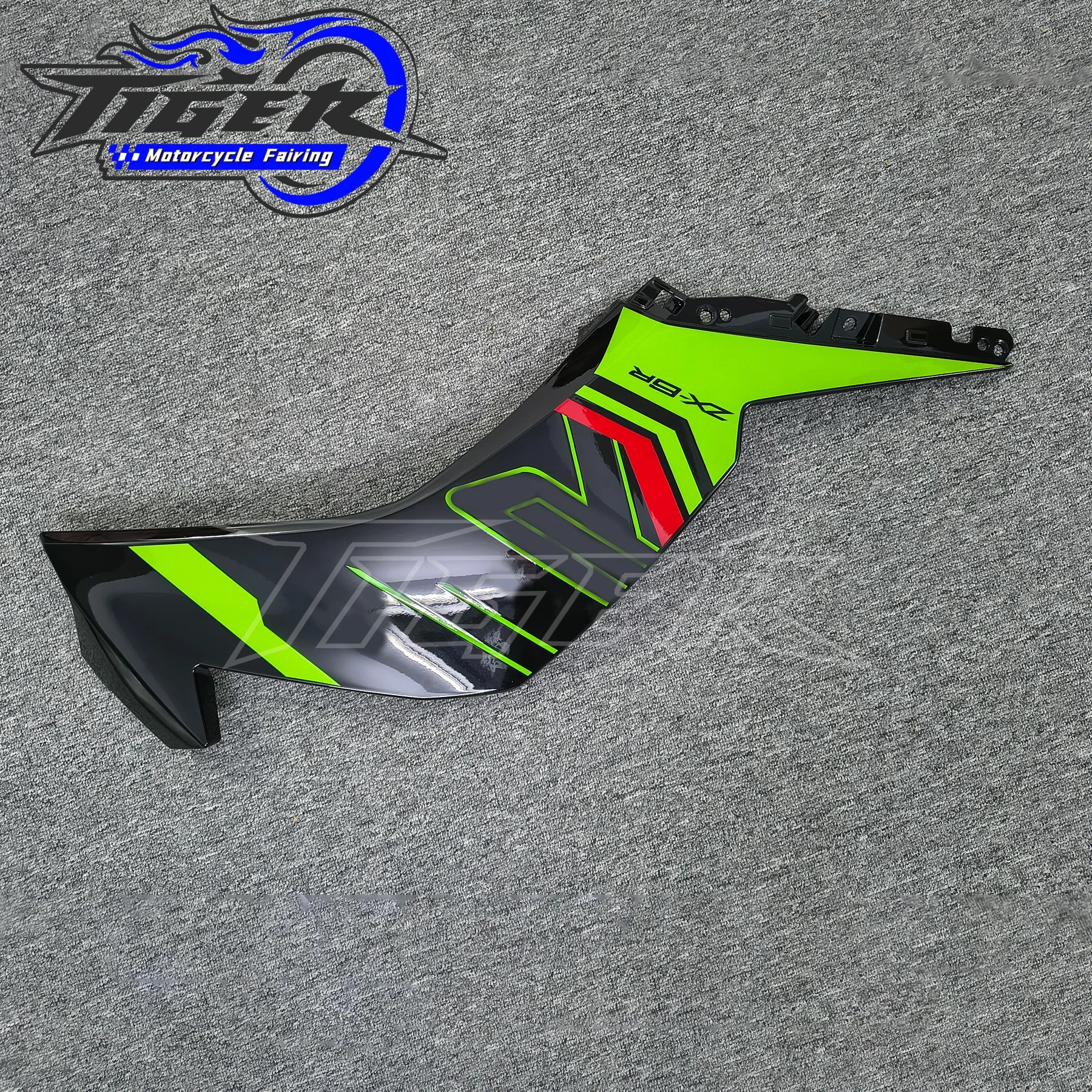 For KAWASAKI ZX6R 636 2019 2020 2021 2022 2023 Fender Fuel Tank Side Panel Frame Cover Fairing Kit 3K Dry Carbon Painted look