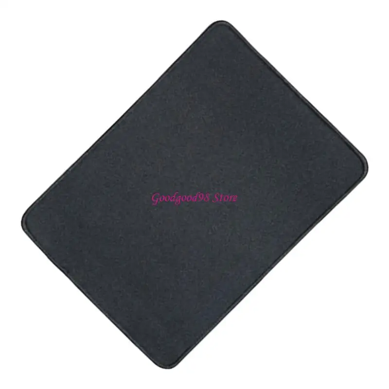 Mouse Pad Gaming Mouse Pad Desktop Laptop Computer Simple Black Office Rubber W8EC