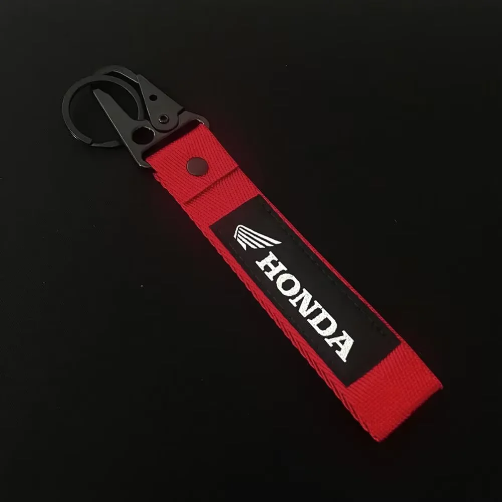 Car KeyChain Lanyard Key Strap Motorcycle Keyring Women Men Gift For Honda CB400 CB650 FCBF CBR25ORR CRF SH3O0 NC75O Accessories