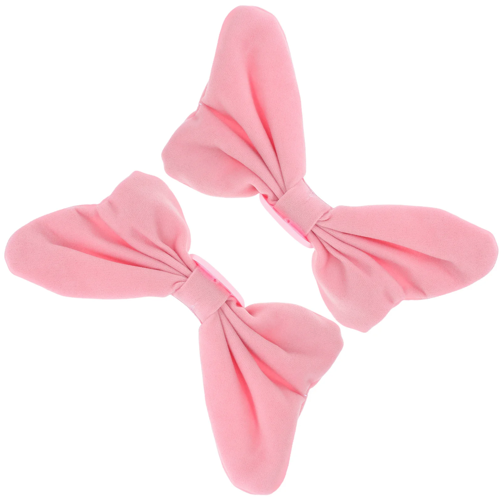 2 قطعة زينة الأميرة Bowknot لطيف دراجة نارية سكوتر رئيس ملصق سهلة التركيب القوس الوردي سيارة الشارات الملحقات #2