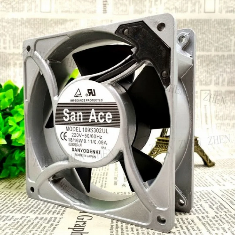 

Y 109S032UL 220 В 0,11/0,09 А 12 см 12038 Охлаждающий вентилятор с алюминиевой рамой