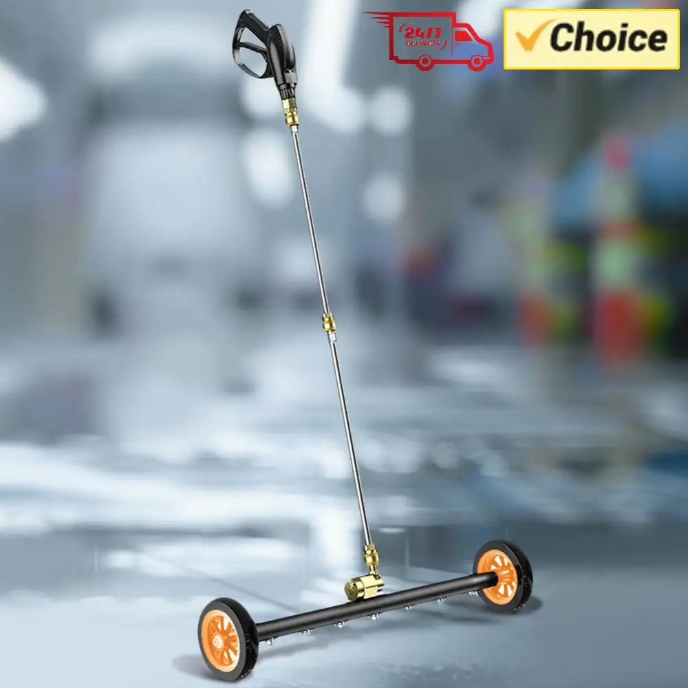 

22-дюймовая водяная щетка для мойки под автомобилем, быстроразъемное соединение 1/4 дюйма, для мойки днища автомобиля и пола, для локомотивов