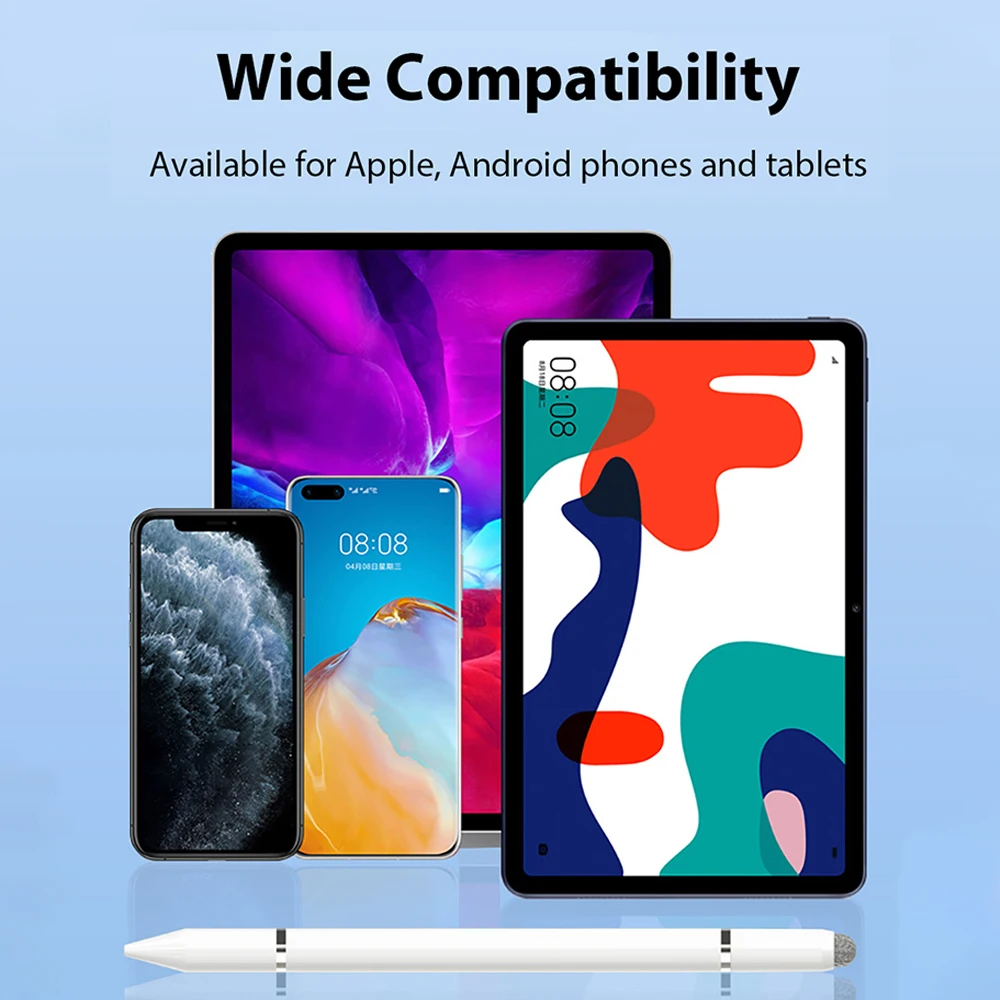 قلم مغناطيسي عالمي 3 في 1 لنظام Android IOS قلم شاشة لمس سعوي لهاتف لوحة الهاتف اللوحي iPhone iPad قلم الكتابة #2