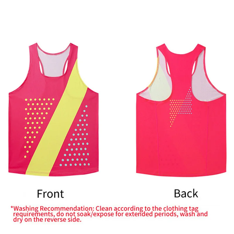 Volwassen Mannen Vrouwen Running Outdoor Shirts Strakke Gym Tank Top Fitness Mouwloze T-shirts Sport Oefening Basketbal Marathon Vest B6