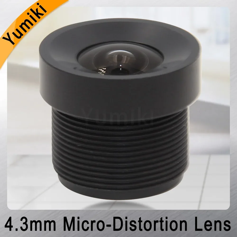 

Yumiki 3MP 4.3mm Lens 1/2.7" IR Micro-Distortion F2.5 M12 lens for Gopro /for SJCAM SJ7 Camera cctv lens with IR filter 650nm