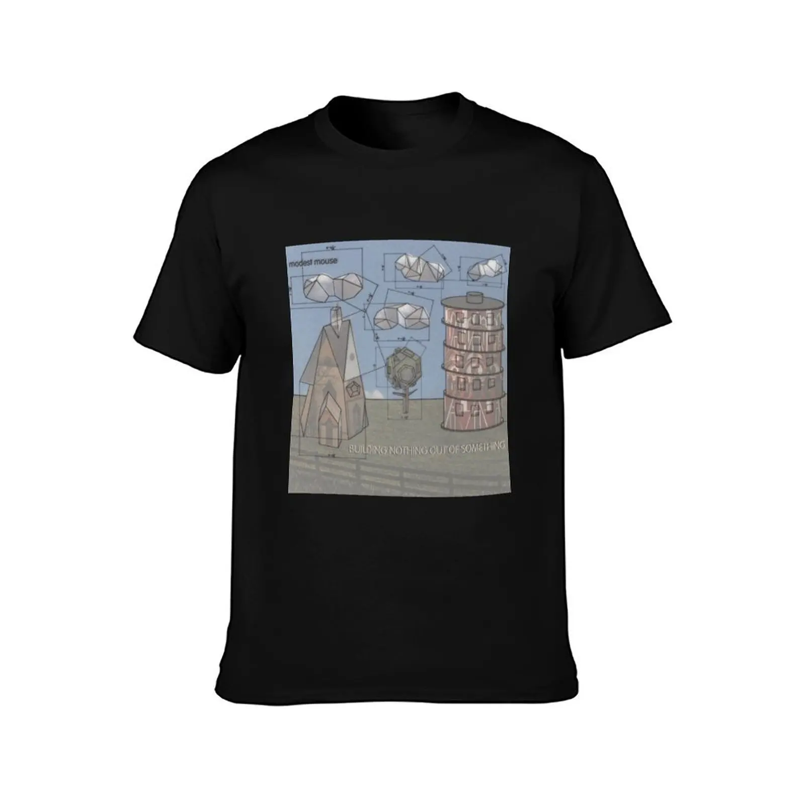 Modest Mouse building nothing out of something 3 T-Shirt Moisture Control Sports Tee T-Shirt