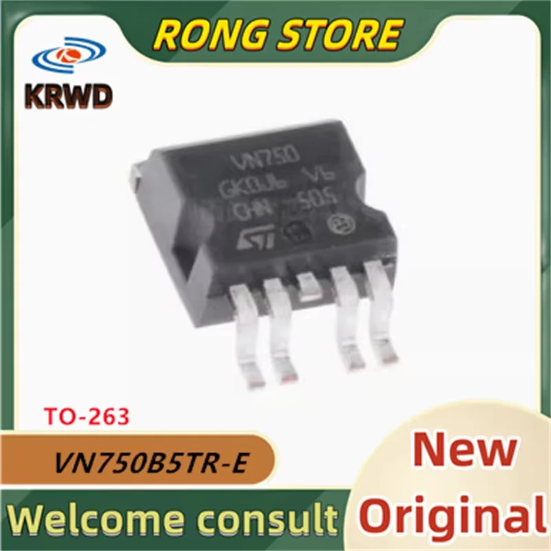 5PCS  VN750 New and Original Chip IC VN750B5TR-E VN750B5TR VN750B5 TO-263-5