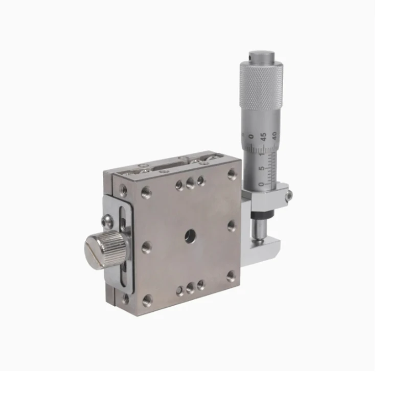 Custom CNC processing aluminum alloy stainless steel micrometer precision displacement table