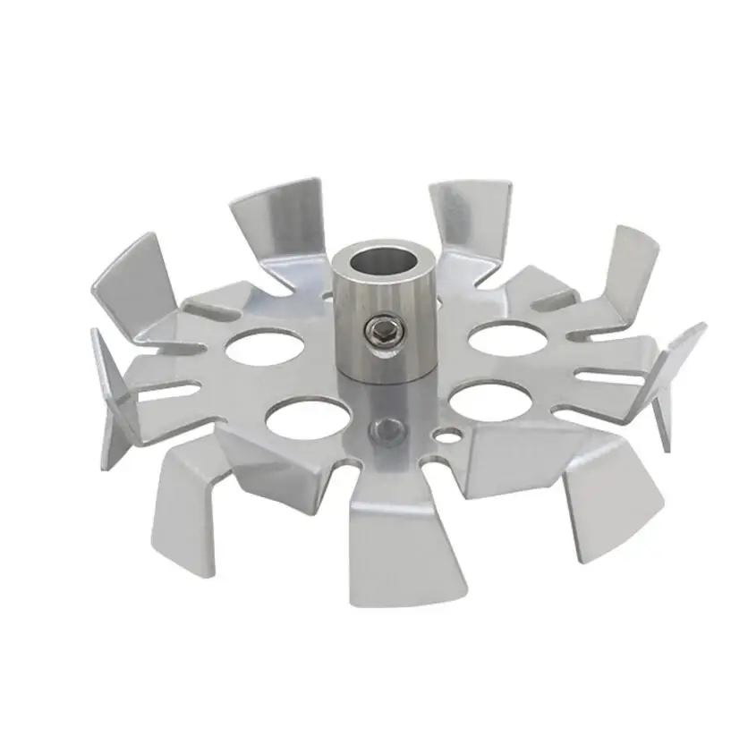 304 stainless steel mixer blade pneumatic stirrer parts folding propeller 3 leaf agitator mixing impeller blender