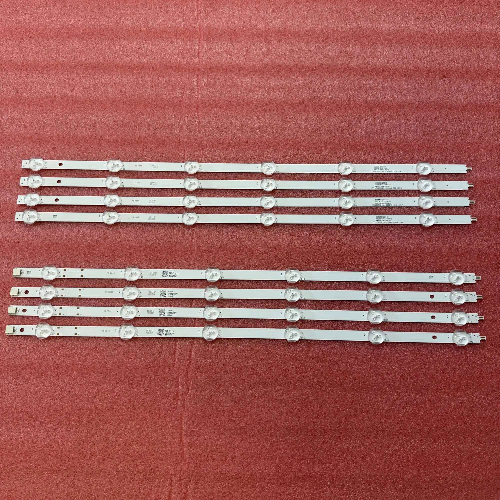 Tira de retroiluminación LED de 12 LED para Sharp 55FN1EA 55FN2EA Haier 55 Smart TV S1 M1 Polaroid P55UF1952U