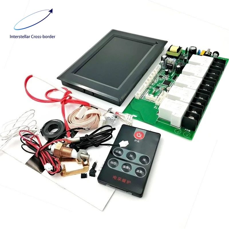 

Умный термостат с ЖК-экраном для электрического обогревателя, контроллер для дистанционного управления угольным и электрическим напольным отоплением, радиатором