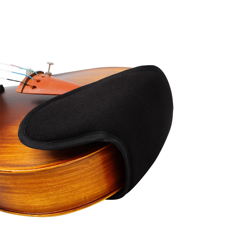 

Thickened Violin Shoulder Rest For 3/4 4/4 Fiddle With Elastic Rope Black Cushion Pad Portable Comfortable Not Damage Violin