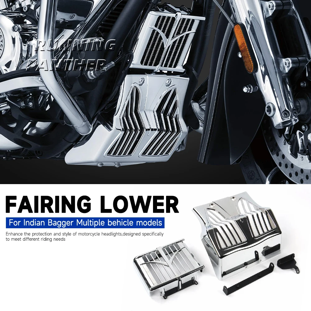 

Motorcycle Fairing Lower For Indian Bagger Multiple behicle models Front Spoiler Air Dam Fairing Mudguard Cover Accessories