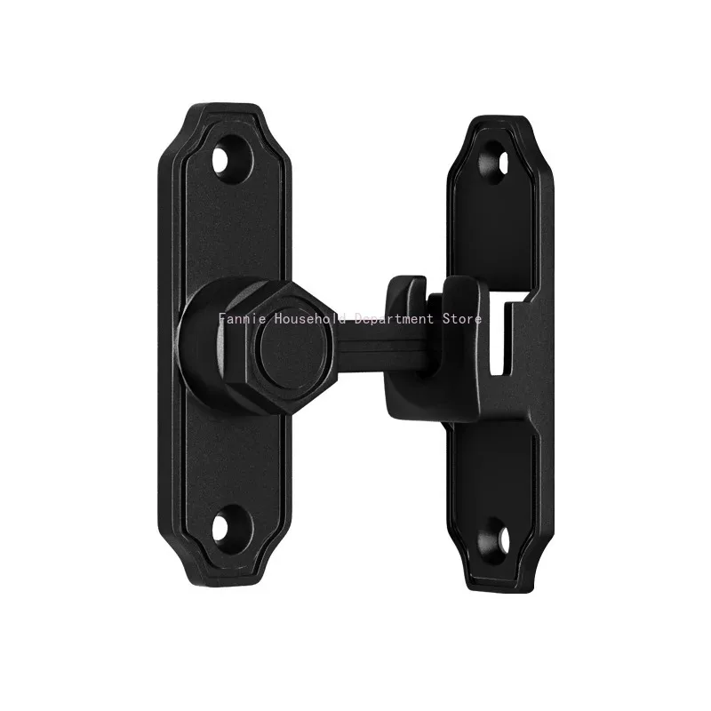 No Drill Latch Aluminum Alloy Door Lock Security Chain Hotel Door Lock Buckle Anti Theft Safety Chain Door Lock view 2