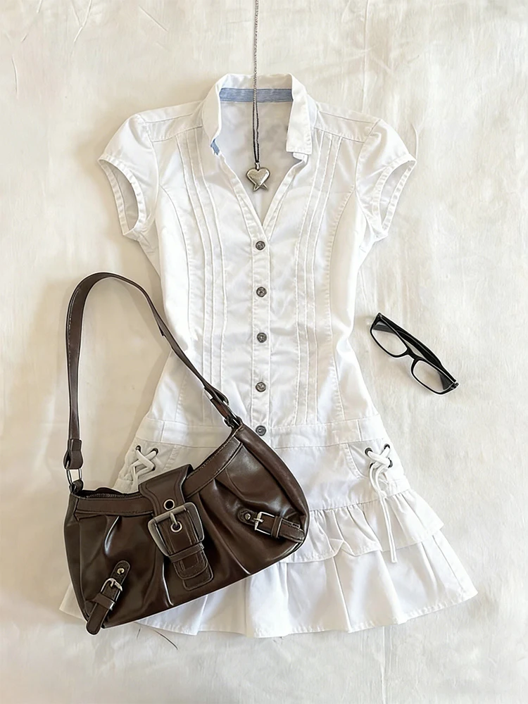 

f-Cherry Plum Original Pure Color, универсальная женская летняя повседневная рубашка с воротником-стойкой, утягивающая фигуру, модная