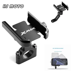 Soporte de teléfono móvil para manillar de motocicleta, accesorio para YAMAHA XMAX300, XMAX400, XMAX X-MAX, 125, 250, 300, 400