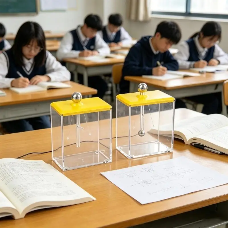 Portable Electroscope Device For Physics Education And Learning 