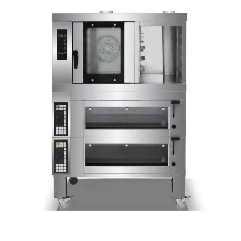 Commercial Big Industrial Electric Bake Cake Pizza Deck French Bread Oven Bakery Making Maker Bakiing Bread Baking Machine Ovens