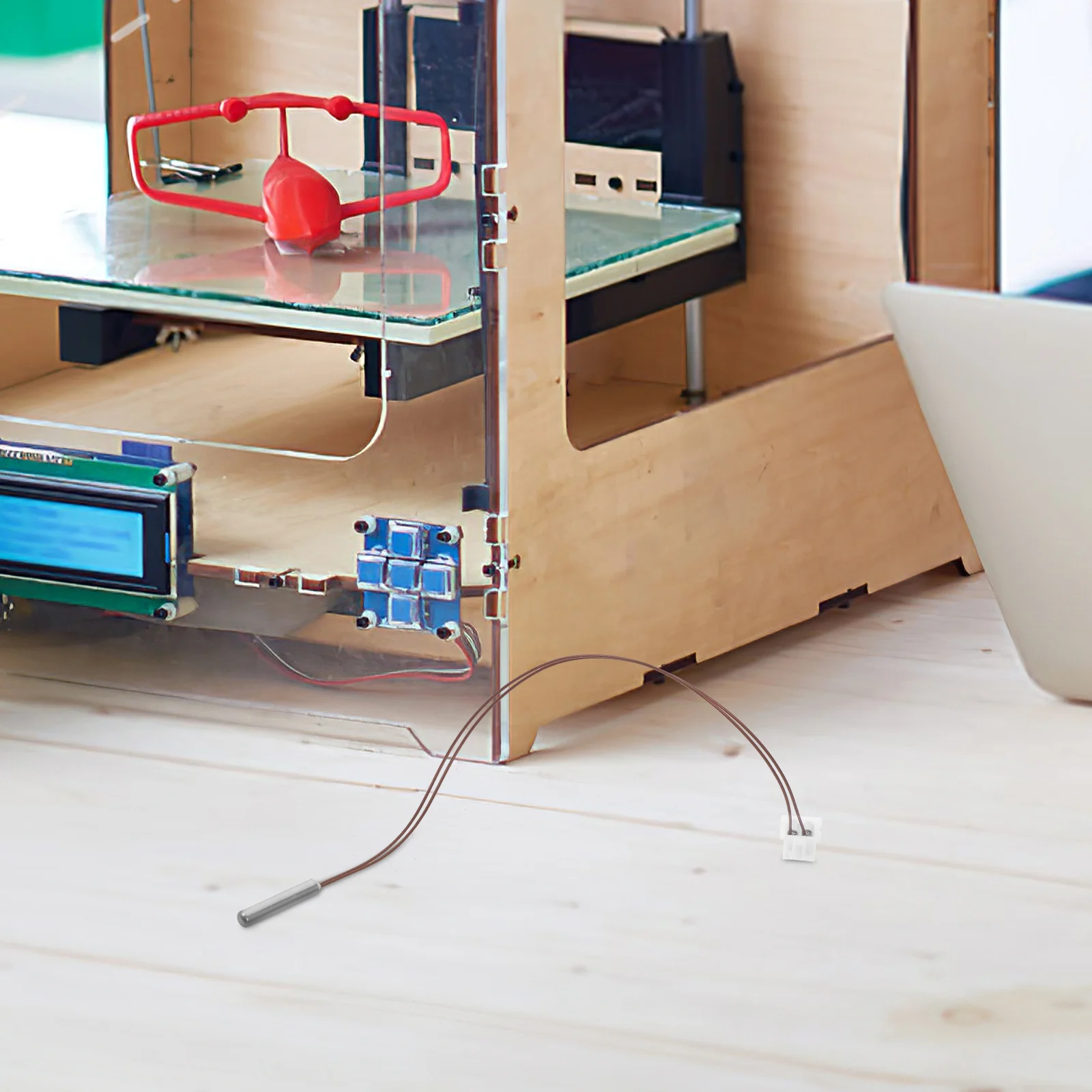 

Printing Thermistor 150Mm Long Probe For Temperature Sensor 3D Printer Thermocouple Replacement Temp Probe 3D Printing Parts