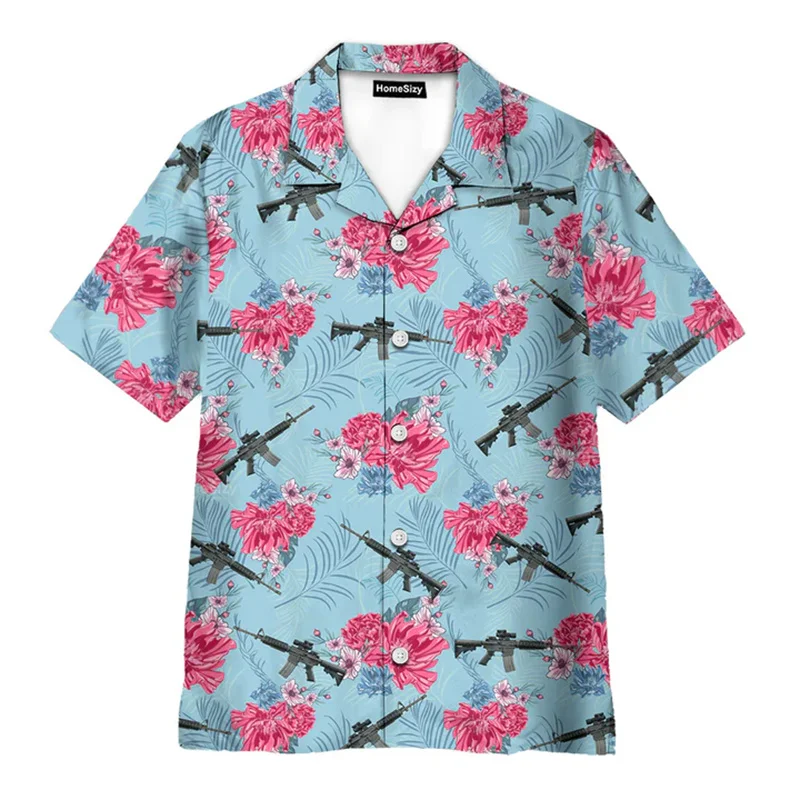 Sexy Pineapple Humour Shirts For Men Summer Personality Breathable Lapel Button Shirts 3D Print Daily Leisure New Blouse Top