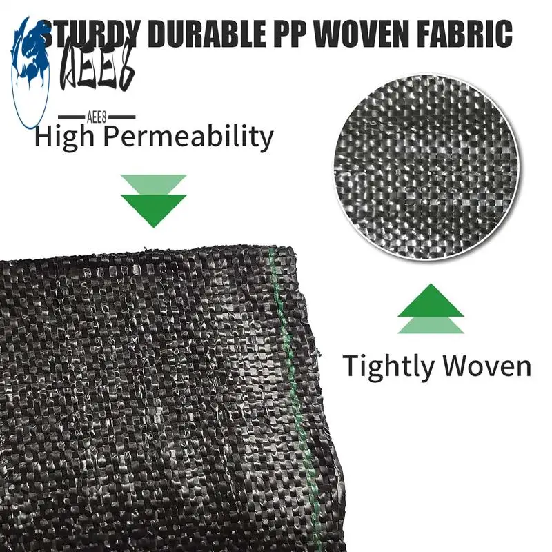 

AEE8-Weed Barrier Landscape Fabric With 3 Inch Planting Holes,Weed Barrier Fabric 3.3 Ft X 11.8 Ft Weed Block Gardening Mat