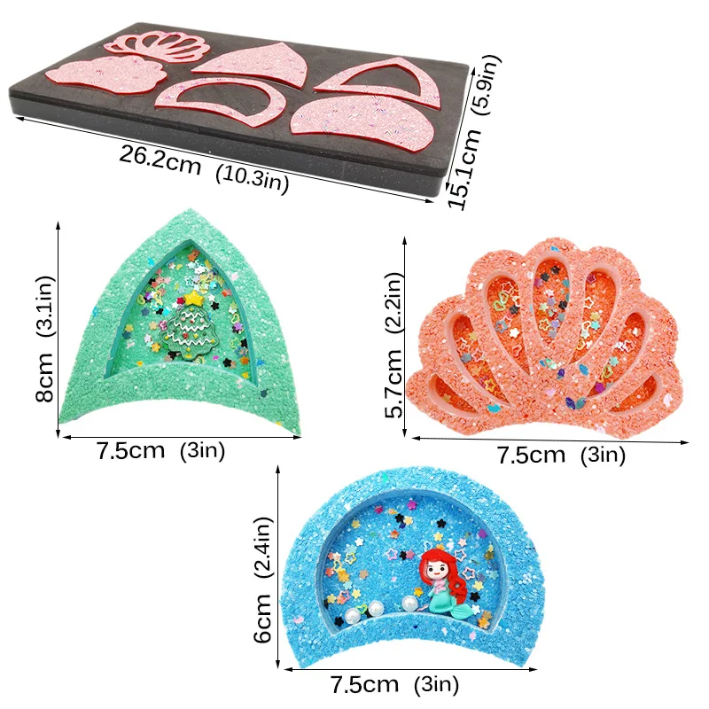 Coral Cat Ear Shakes DIY Wooden Mold Scrapbook Cutting Dies, Suitable for Market General Machines, BY06