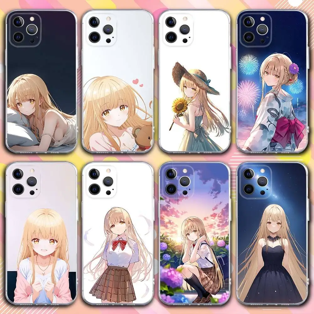 

M-Mahiru Anime S-Shiina Phone Case For iPhone 17,16,15,14,13,12,11 Pro,Max,Plus,X,XS,XR,SE4,E Mini Transparent Soft Cover