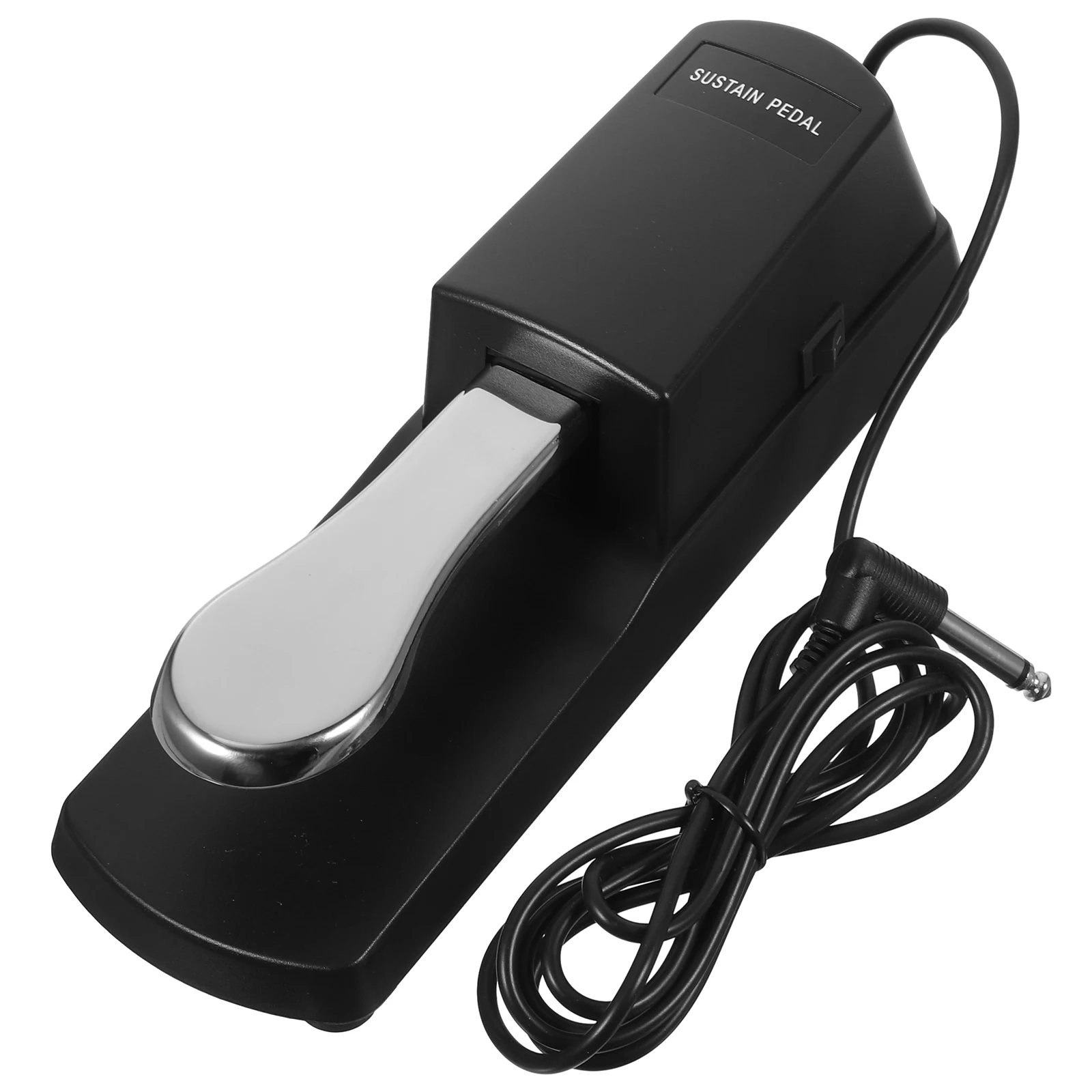 

Sustain Pedal for Electric Piano Keyboards Damper Foot Black Musical Instrument Accessories Durable Anti Rust Long Use