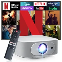 SALANGE P92 MAX Smart Projector Android Netflix Officially Licensed HD 1080P BT5.2 WiFi 12000L Elec Focus Auto Keyston 4K Movie