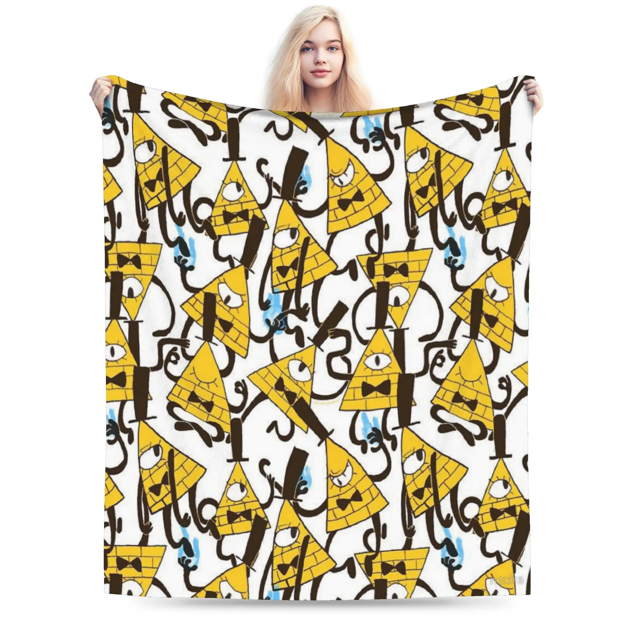 Gravitys Falls Blanket Cozy Soft  Throw Blankets for Couch 50x60 Inch Multiple Sizes Rug Piece