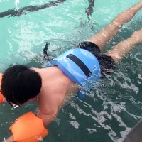 Cinturón de natación ajustable de EVA: ayuda de flotabilidad para niños/principiantes, anillo de cintura flotante con hebilla de liberación rápida
