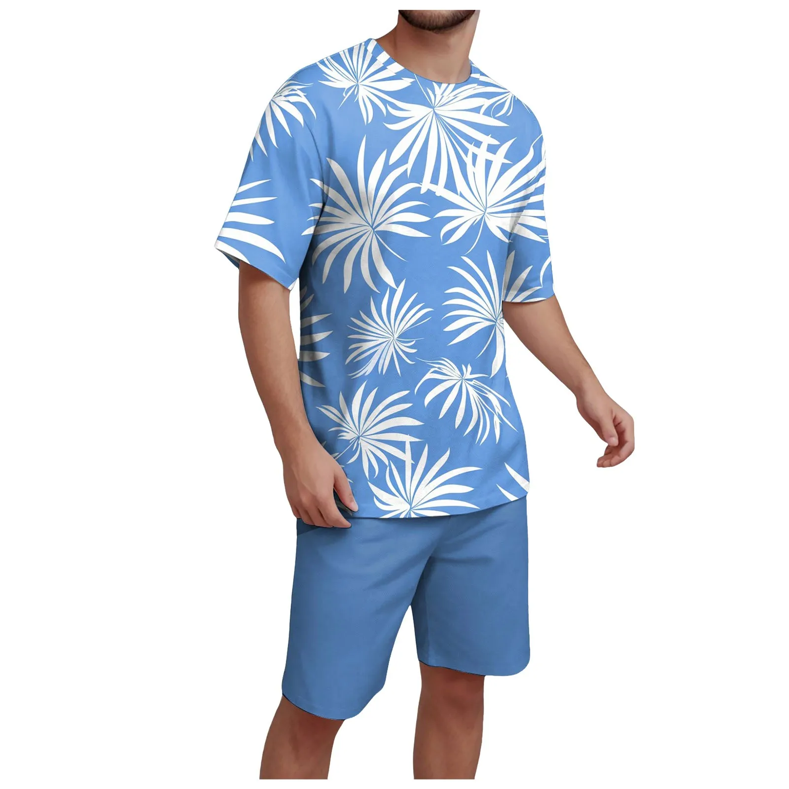 

Suits for Men 3 Pieces Men's T Shirt Round Neck Short Sleeves Shorts 2 Pieces Men's Clothes And Pants Speed Suit Men