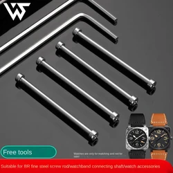 Watch connecting rod For Bell watch Ross BR01 BR03 Watch Band Strap Screw Rod Ear Pipe with Disassembly and assembly  Tools