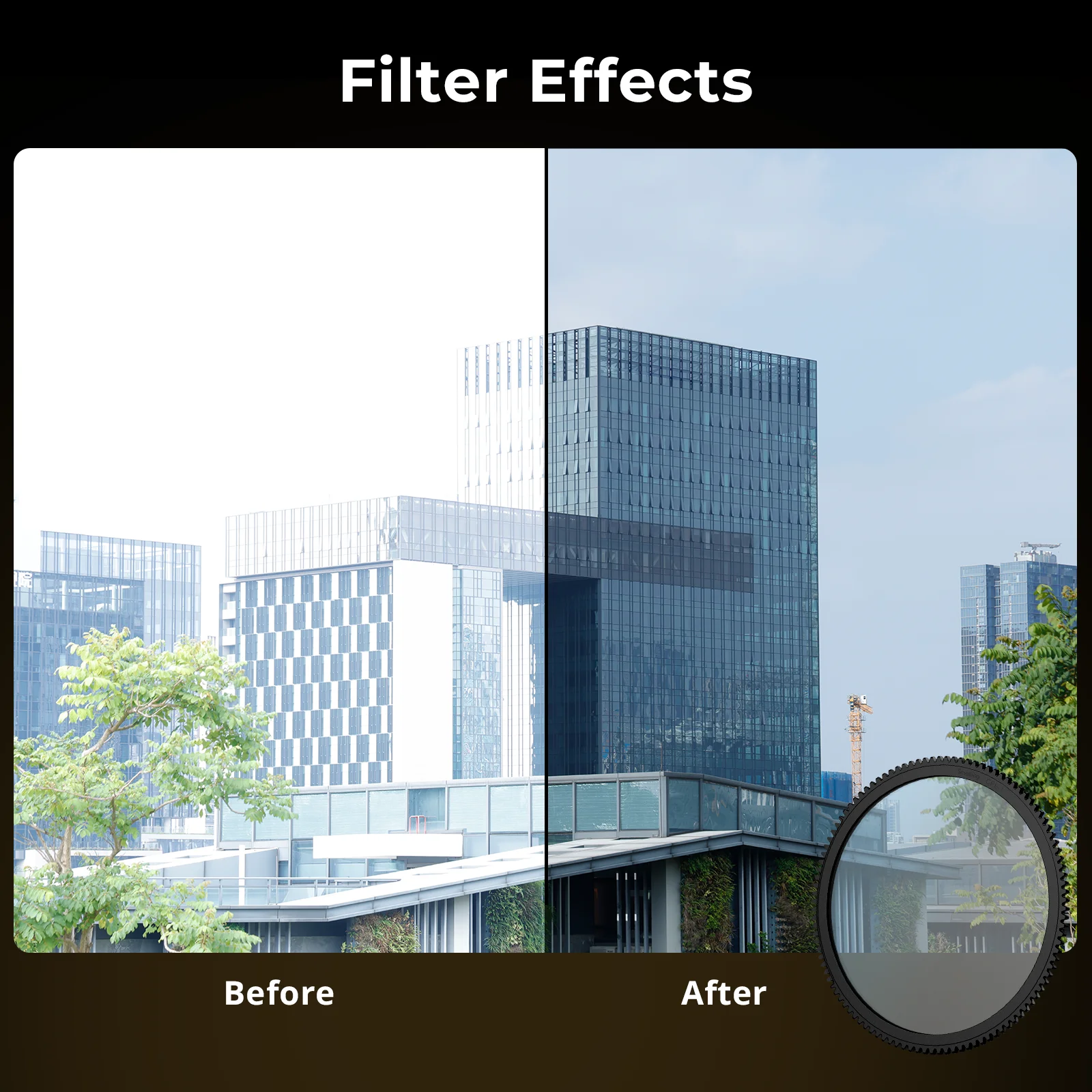 مجموعة مرشح SmallRig VND مجموعة مرشح سريعة مع مشبك قابل للتعديل وظيفة مرشح CPL + VND المزدوج الإصدار المغناطيسي 4649