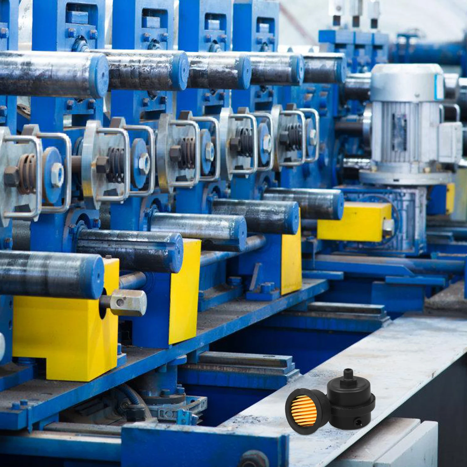 

Air Compressor Filter 13mm Thread Efficient Filtration Durable Plastic Easy Install Spare Element Intake Muffler for Piston