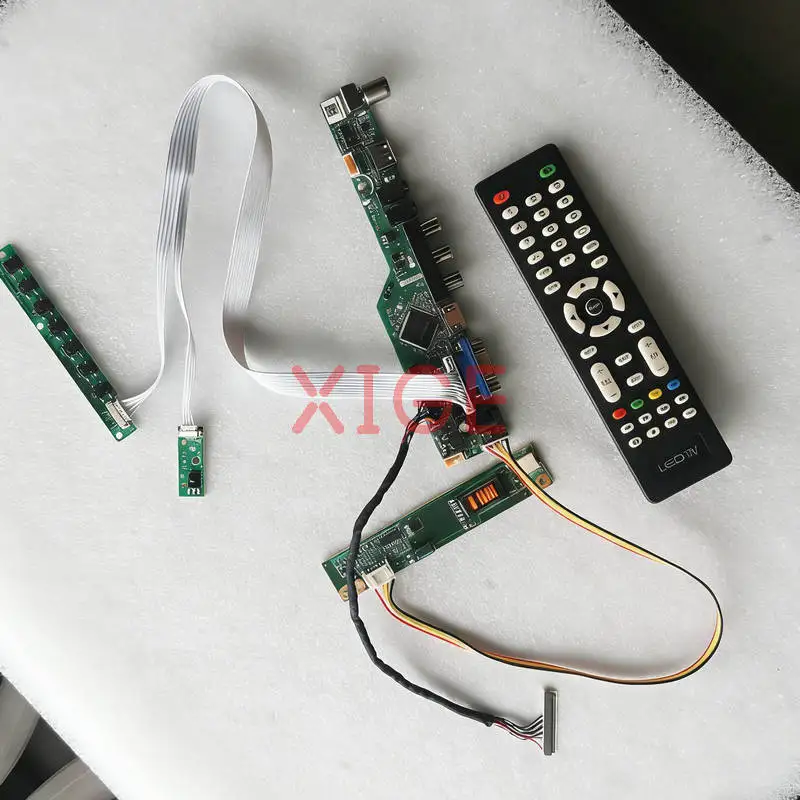 

Плата привода матричного контроллера подходит для B154PW01 LTN154X7 B154PW02 LP154WP1 1440x900 1CCFL 1440*900 LVDS-30Pin HDMI + VGA + AV + USB DIY Kit