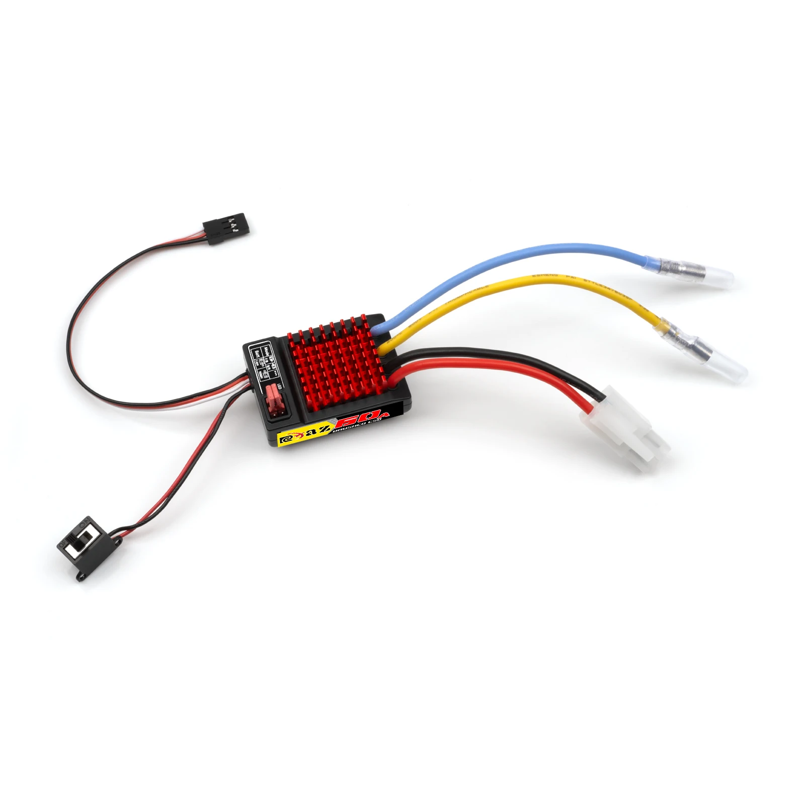 RC防水60A ESCブラシ付き電子スピードコントローラー、1/10 1/12 RCカー/ボートクローラーAxial SCX10 TRX4 TRX6 CC01 D90用