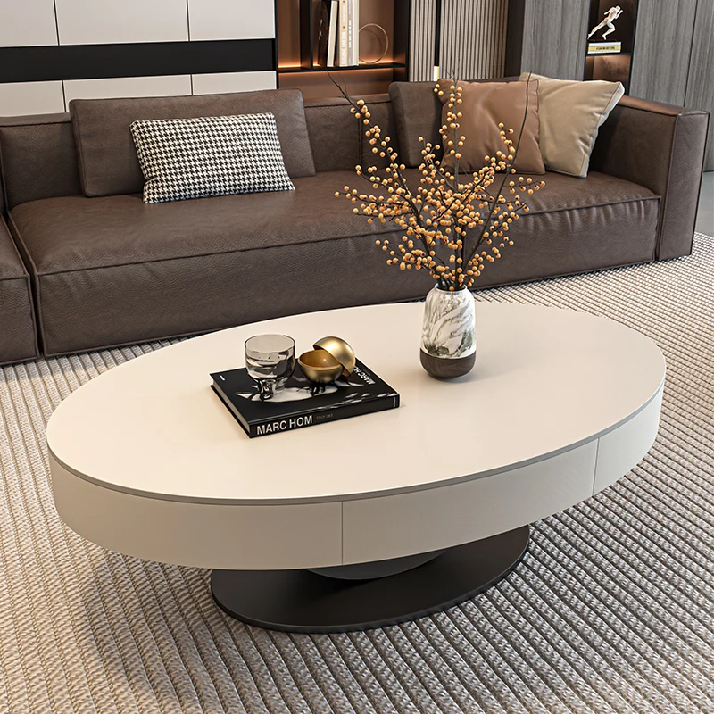 Space Saving Standing Coffee Table Nordic Decoration Living Room Designer Side Table Center Meubles Lounge Suite Furniture image 5