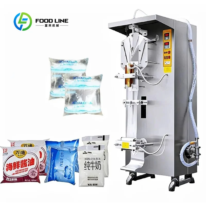 Customized Water Filling Packing Machine Automatic Pouch Sachet Bagging for Beverage Shampoo Sauce Ketchup Sealing Plastic
