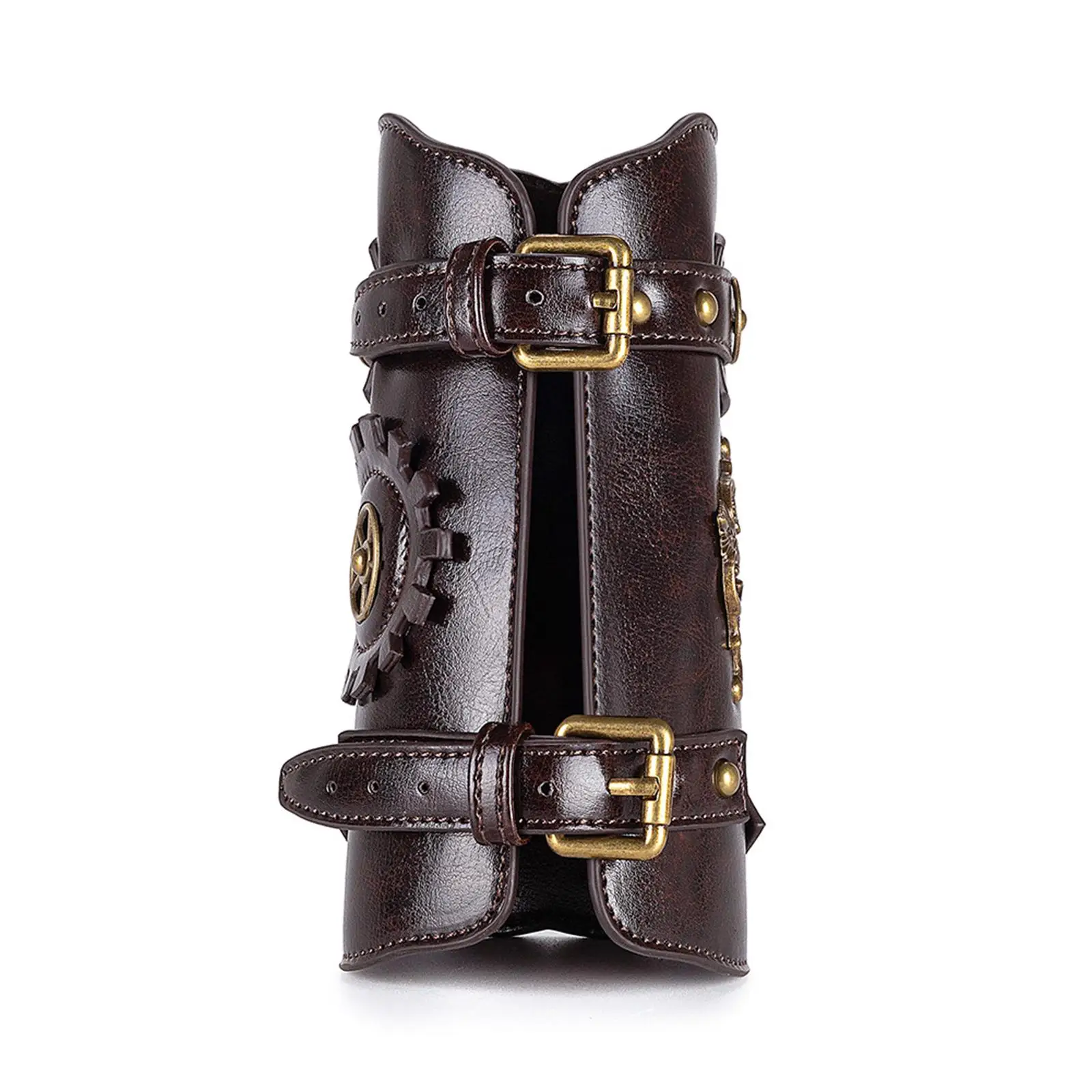 

PU Leather Arm Guards Steampunk Armband for Costume Props Stage Performance