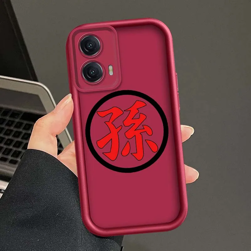 Etui na telefon D-Dragon Ball Goku Logo dla Motorola MOTO Edge G85 G54 G35 G34 G32 E22 E14 G04 50 5G Eye Ladder