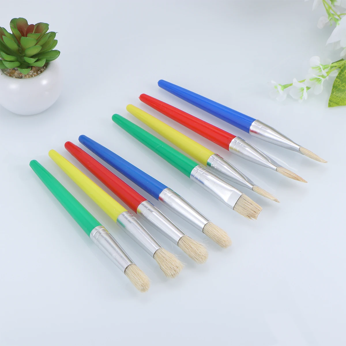 

8 Pcs Graffiti Pen First Paint Painting Brush Brushes for Children Giant Toddler