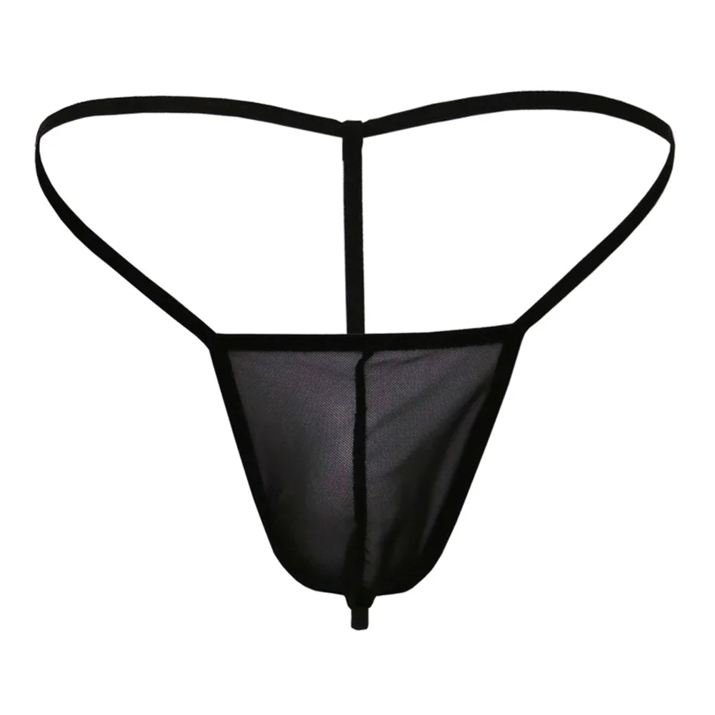 

Sexy Mens Sissy See Through Thongs G-Strings Briefs Mesh Sheer Underwear Bulge Pouch Panties Gays Exotic Lingerie Jockstrap