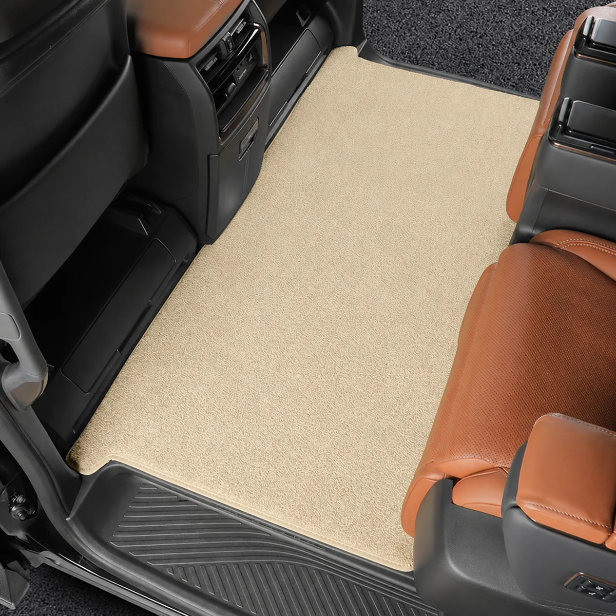 Car Second Row Floor Mat for Toyota Alphard Vellfire 40 Series Middle Row Carpet Mat Full Coverage Passenger Area Interior Liner - view 6