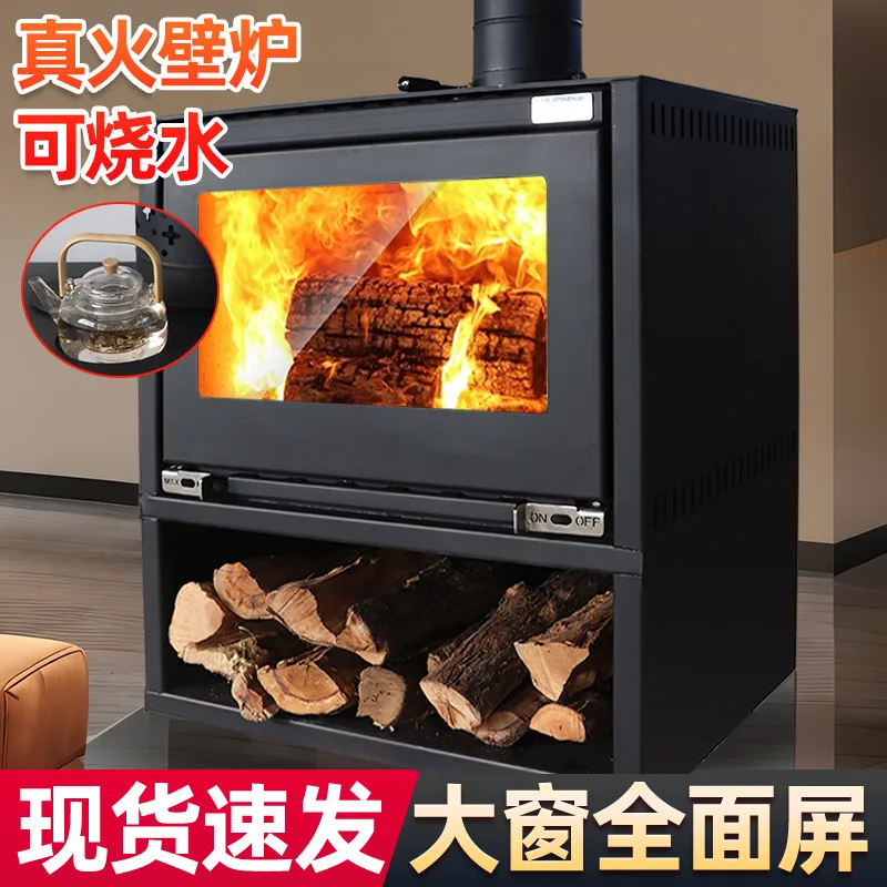 

Wood burning real fire fireplace Home and commercial indoor heating stove Villa B & B Rural heating Wood burning new fireplace