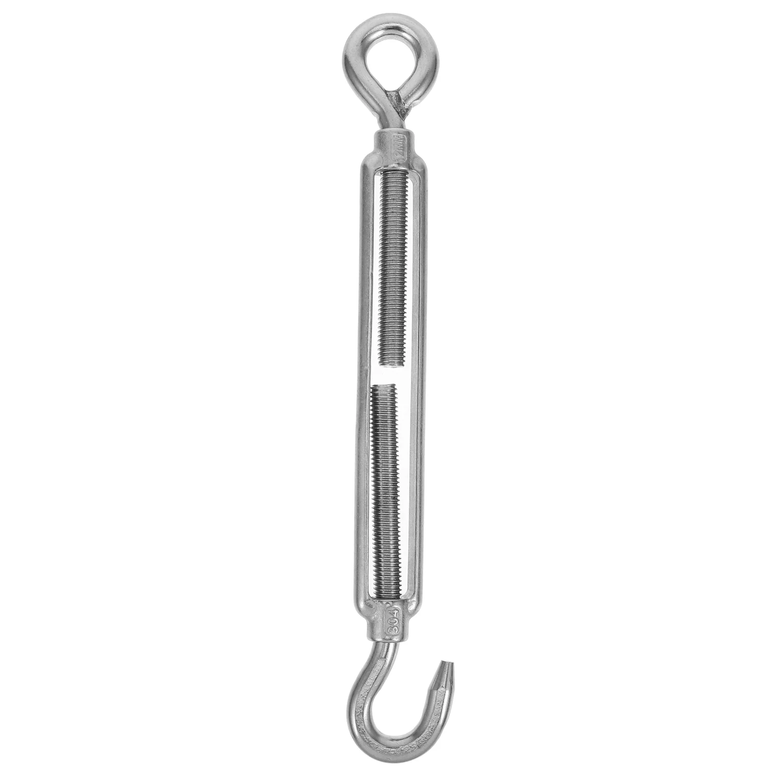 Screw Open Body Connector Hook and Eye Turnbuckle Rigging Stainless Steel Tent Turnbuckles for Cables with Jaw Wire