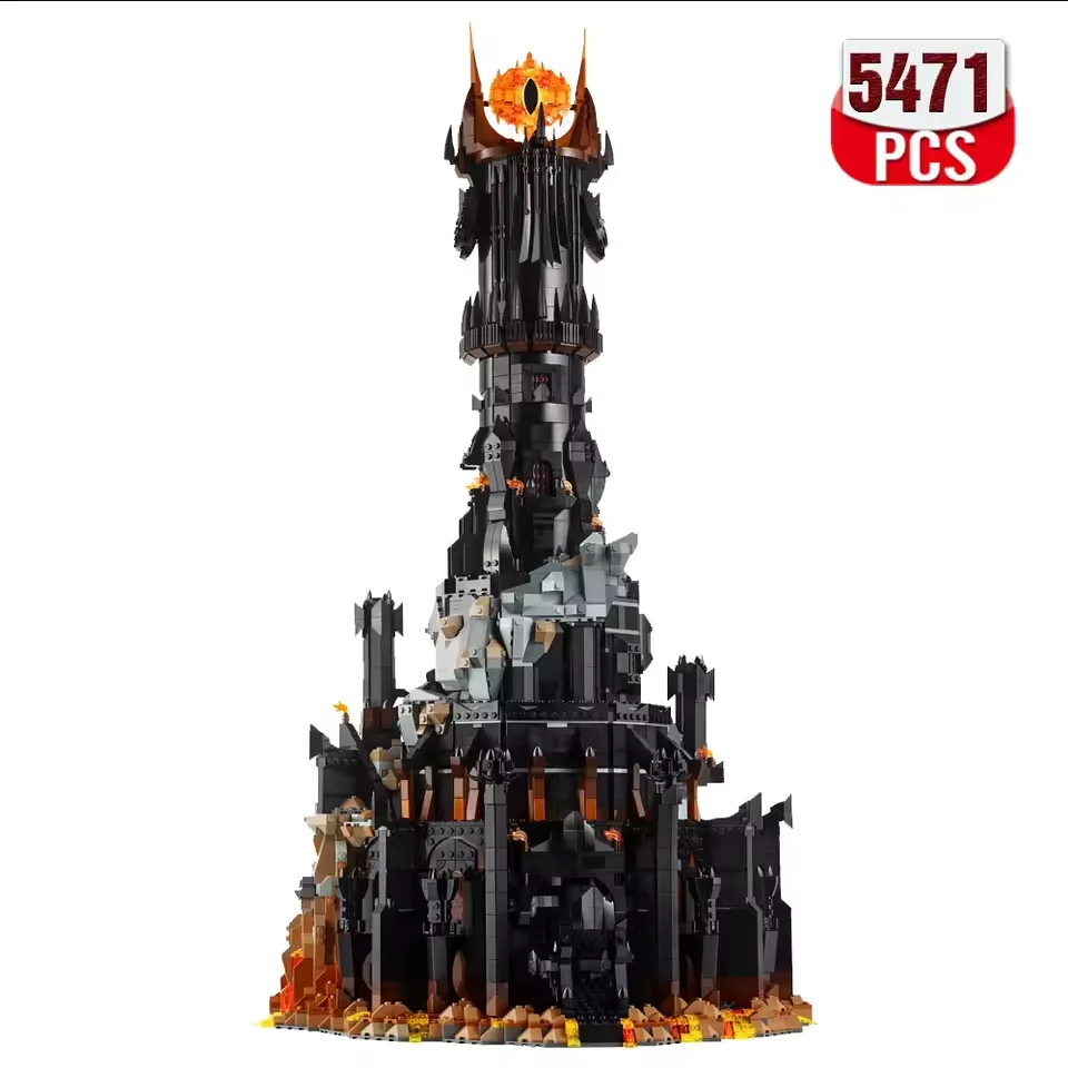 

5471pcs In Stock 10333 Black Tower Barrad Tower Dark Model Building Blocks Toy Boys Adults Birthday Christmas Gift