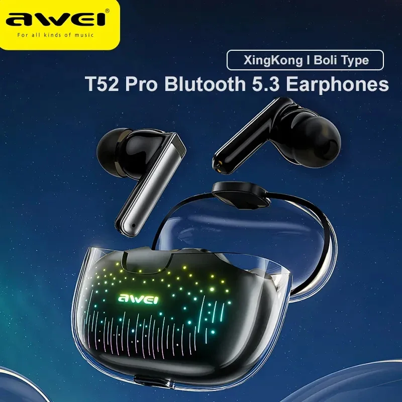 Awei  Wireless Bluetooth Earphones Bluetooth Headphone Waterproof Sports Headset HiFi Gaming Earbuds