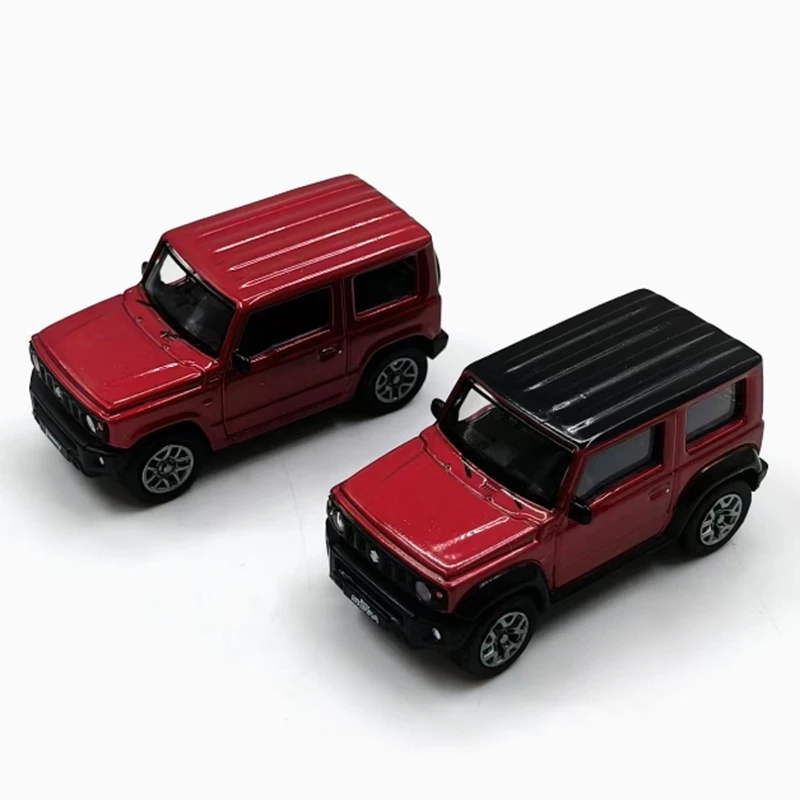 Pressofuso in scala 1:64 Jimny Sierra fuoristrada in lega modello di auto di simulazione collezione statica decorata giocattolo per le vacanze regalo souvenir